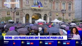 Paris: une marche en hommage à Lola, tuée en octobre dernier