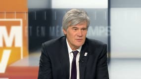 Stéphane Le Foll, invité de BFMTV le 22 octobre 2017. 