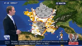 La météo pour ce mercredi 7 mars 2018