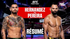 Résumé UFC : Hernandez martyrise Pereira pendant 5 rounds et s'impose par TKO