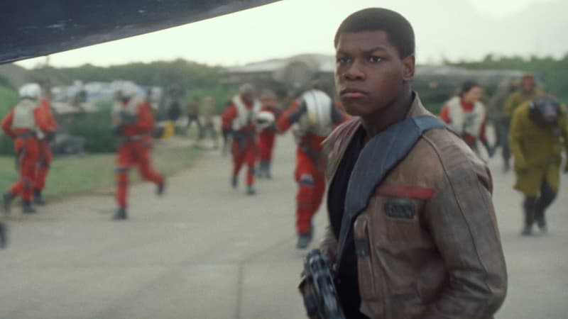 John Boyega dans le rôle de Finn (Star Wars)