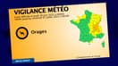 Dix départements ont été placés en vigilance orange pour risques d'orages ce jeudi par Météo-France