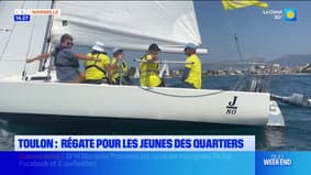Toulon: des minots des quartiers participent à une régate en Méditerranée
