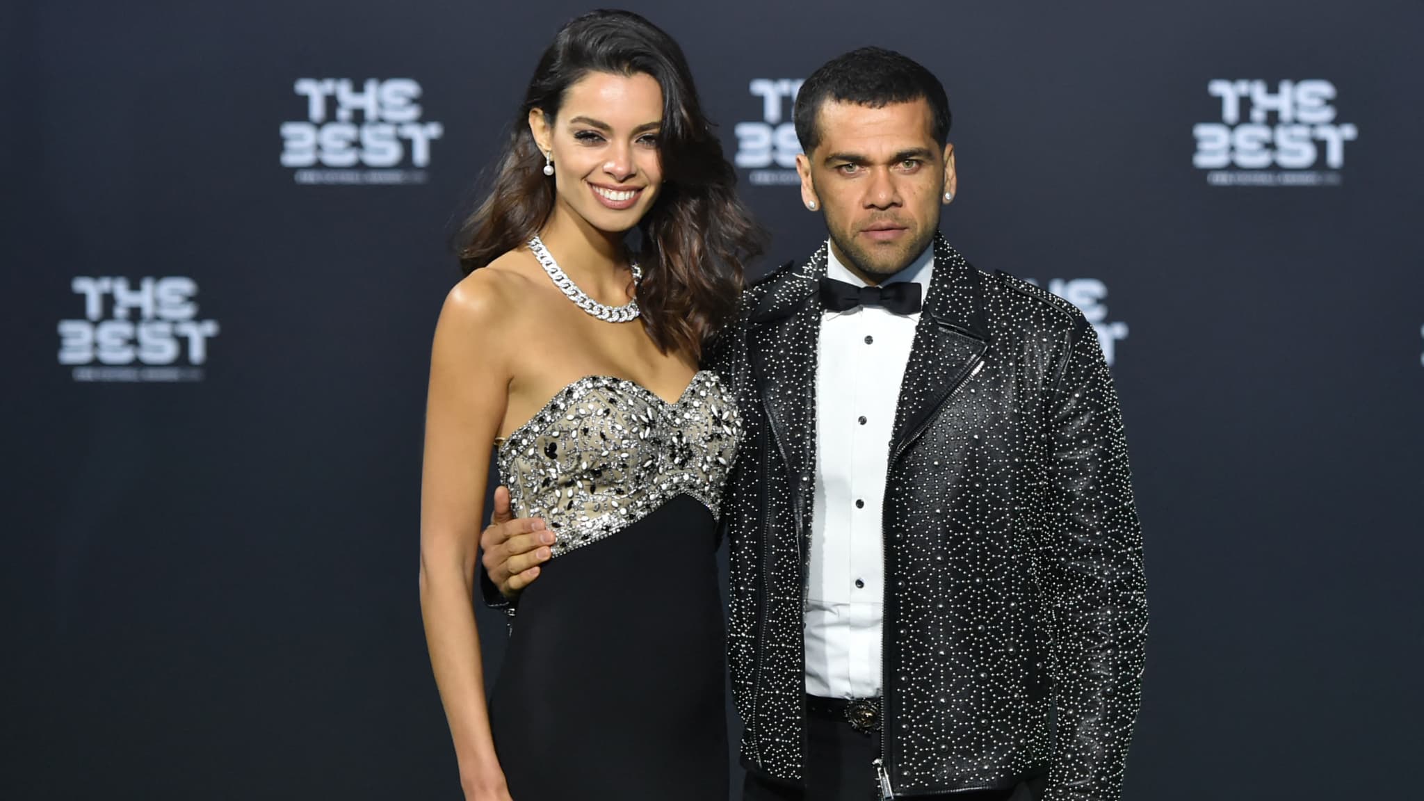 Dani Alves et Joana Sanz en 2017 Dani Alves et Joana Sanz en 2017