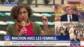 Pessac: Macron avec les femmes