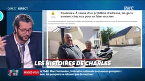 "Les 3 histoires de Charles Magnien" : Des candidats à la vaccination chez un couple de retraités, 4 mariages pour des congés, Antoine Griezmann et son premier Quinté - 23/04