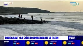 Nord-Pas-de-Calais: les touristes profitent du week-end de la Toussaint sur la Côte d'Opale