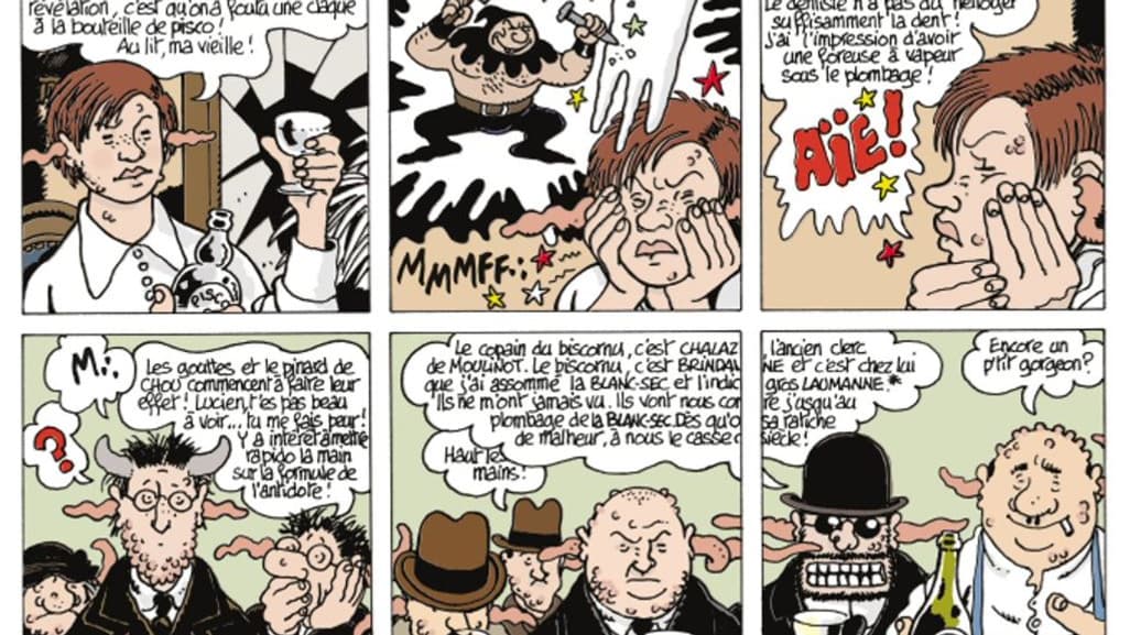 Une planche du dernier tome d'"Adèle Blanc-Sec"