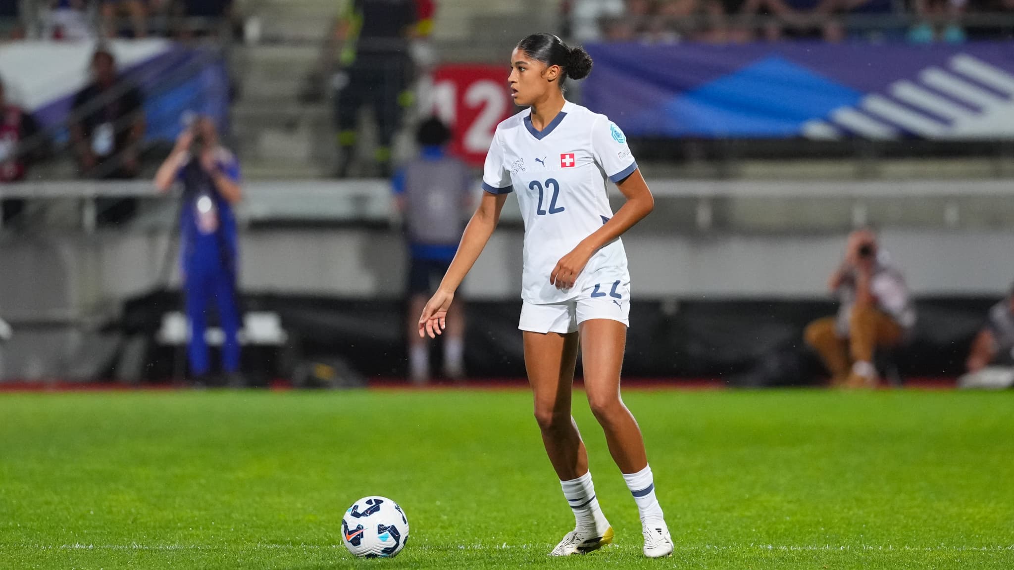 Sydney Schertenleib avec la Suisse.