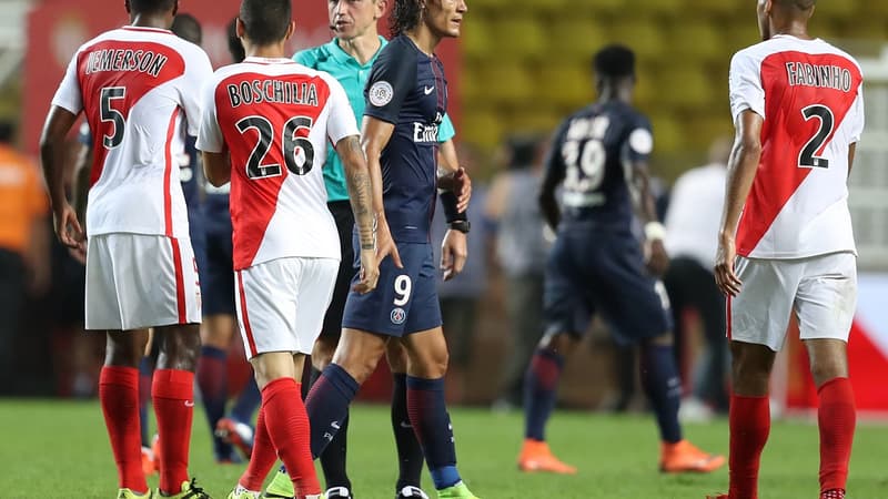 Edinson Cavani face à Monaco, le 28 août dernier