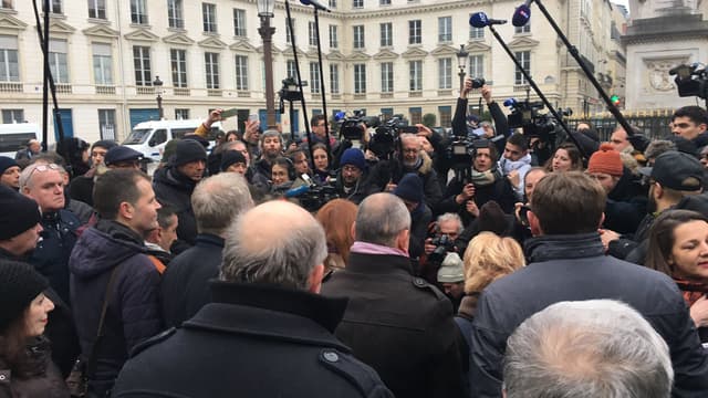 L'intersyndicale a tenu une conférence de presse ce mercredi.
