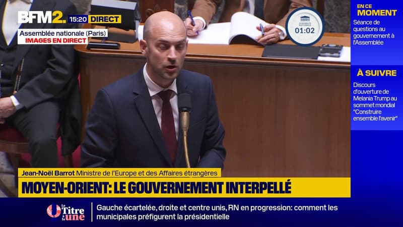 Liban: "Israël a le droit de se défendre mais en respectant le droit international", répond Jean-Noël Barrot
