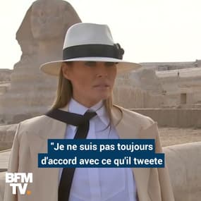 "Je ne suis pas toujours d'accord avec ce qu'il tweete", Melania Trump concède éloigner son mari de son téléphone