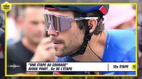 Tour de France E12 : "J'ai survécu dans l'échappée", Pinot 6e au courage