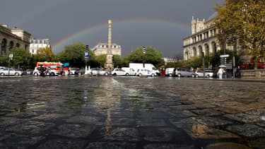La place du Châtelet à Paris, le 25 octobre 2011.