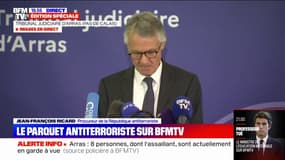 Arras: "Nous dénombrons une victime décédée et trois autres personnes blessées" indique le procureur de la République antiterroriste