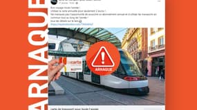 Une fausse publication circule sur les réseaux sociaux indiquant que la RTM propose une carte annuelle d'abonnement pour deux euros. 