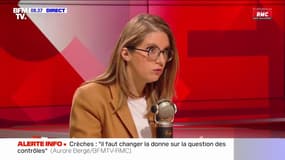 Crèches: "Il faut changer la donne sur la question des contrôles" souligne Aurore Bergé, ministre des Solidarités