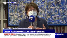 Martine Aubry: "J'espère que le passage à des mesures plus drastiques amènera les jeunes à réfléchir"