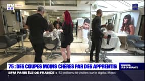 Paris: se faire couper les cheveux par des apprentis pour payer moins cher