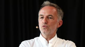 Le candidat socialiste à la mairie de Paris pour les municipales de 2026, Emmanuel Grégoire, le 22 juin 2025 à Paris