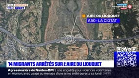 Bouches-du-Rhône: 14 migrants arrêtés sur l'aire du Liouquet 
