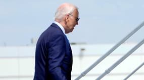 Joe Biden quitte Las Vegas et s'envole pour le Delaware, en juillet 2024. PHOTO D'ILLUSTRATION
