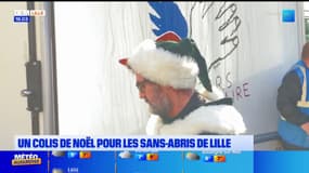 Lille : un colis de Noël pour les sans-abris 