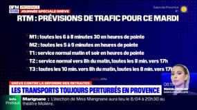 Grève du 28 mars: les transports perturbés à Marseille et dans la région