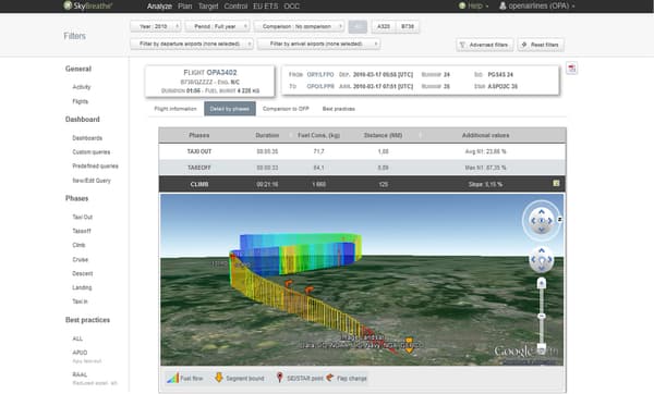 SkyBreathe peut proposer des routes directes SkyBreathe peut proposer des routes directes