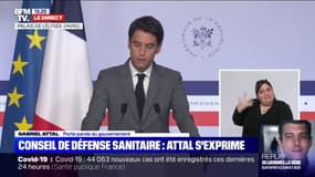 Gabriel Attal: "Nous sommes encore très loin d'un retour à une activité médicale normale" dans les hôpitaux