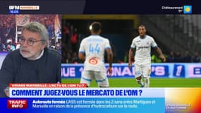 Virage Marseille du lundi 18 novembre - Comment jugez-vous le mercato de l'OM ?