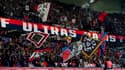 Les ultras parisiens du CUP lors de PSG-Nice (3-1, Coupe de France), le 13 mars 2024