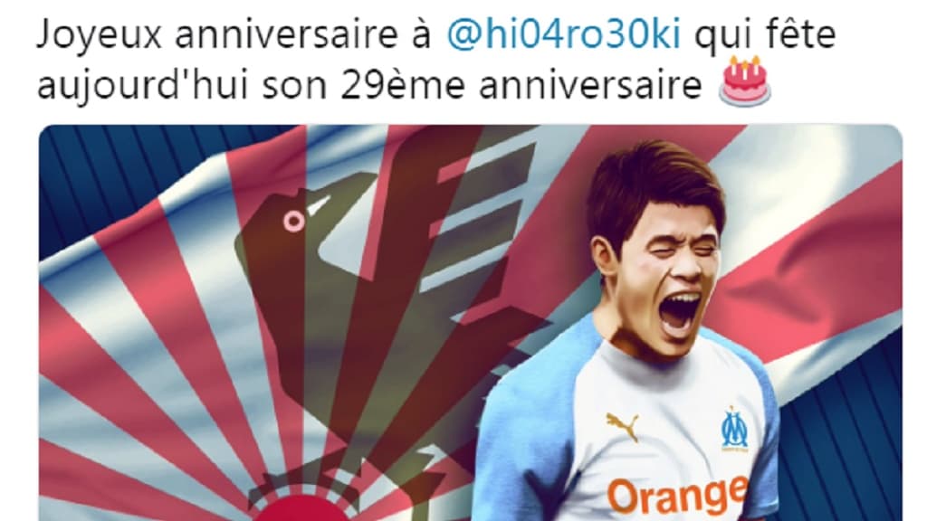 Le premier tweet de l'OM Le premier tweet de l'OM