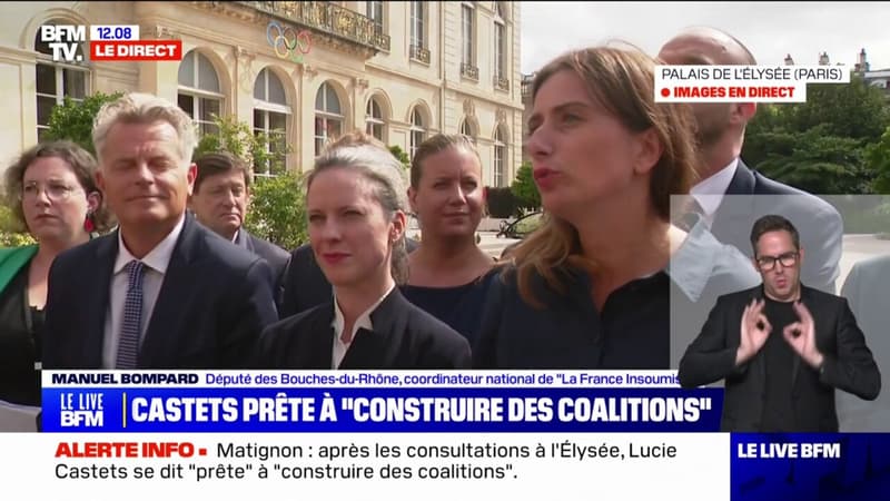 Marine Tondelier (secrétaire nationale des Écologistes-EELV) estime que la consultation organisée par Emmanuel Macron est 