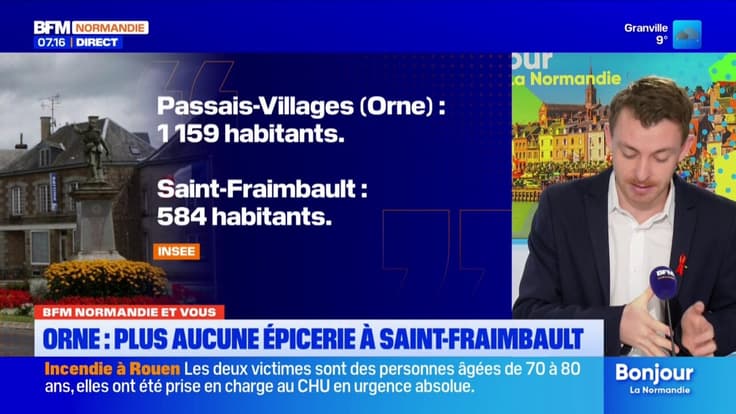 BFM Normandie et vous: plus aucune épicerie à Saint-Fraimbault
