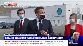 Emmanuel Macron: "En 2021, nous produirons sur notre sol 250 millions de doses de vaccin pour la France et l'Europe"