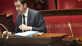 Le ministre de l'Intérieur Christophe Castaner, le jour du vote solennel en première lecture à l'Assemblée nationale de la proposition de loi "anti-casseurs", le 5 février 2019.