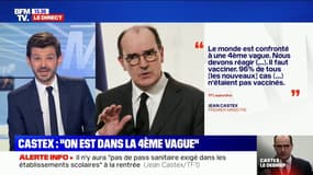 Éric Coquerel, député La France insoumise de Seine-Saint-Denis, estime "qu’au nom des libertés publiques, le pass sanitaire est totalement exagéré vis-à-vis de la situation"