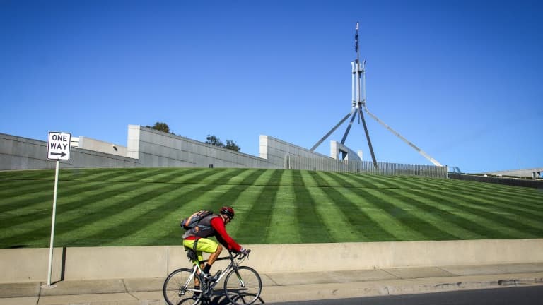 Le siège du parlement australien à Canberra