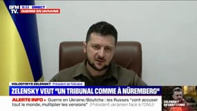 Ukraine: Volodymyr Zelensky veut une instance "équivalente à Nuremberg" pour juger les responsables