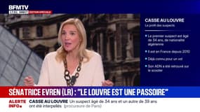 Sécurité du Louvre: "Il n'y a aucune réactivité possible", affirme Agnès Evren, sénatrice LR de Paris