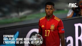 Espagne : Fati plus jeune buteur de l’histoire de la Roja, le top 10