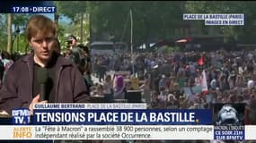 "Fête à Macron": un policier a été blessé par un jet de projectile