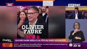 Olivier Faure réélu à la tête du Parti socialiste 
