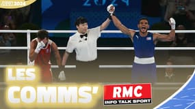 JO 2024 / Boxe (-63,5kg) : Les comms’ RMC, Oumiha en argent malgré un superbe  combat