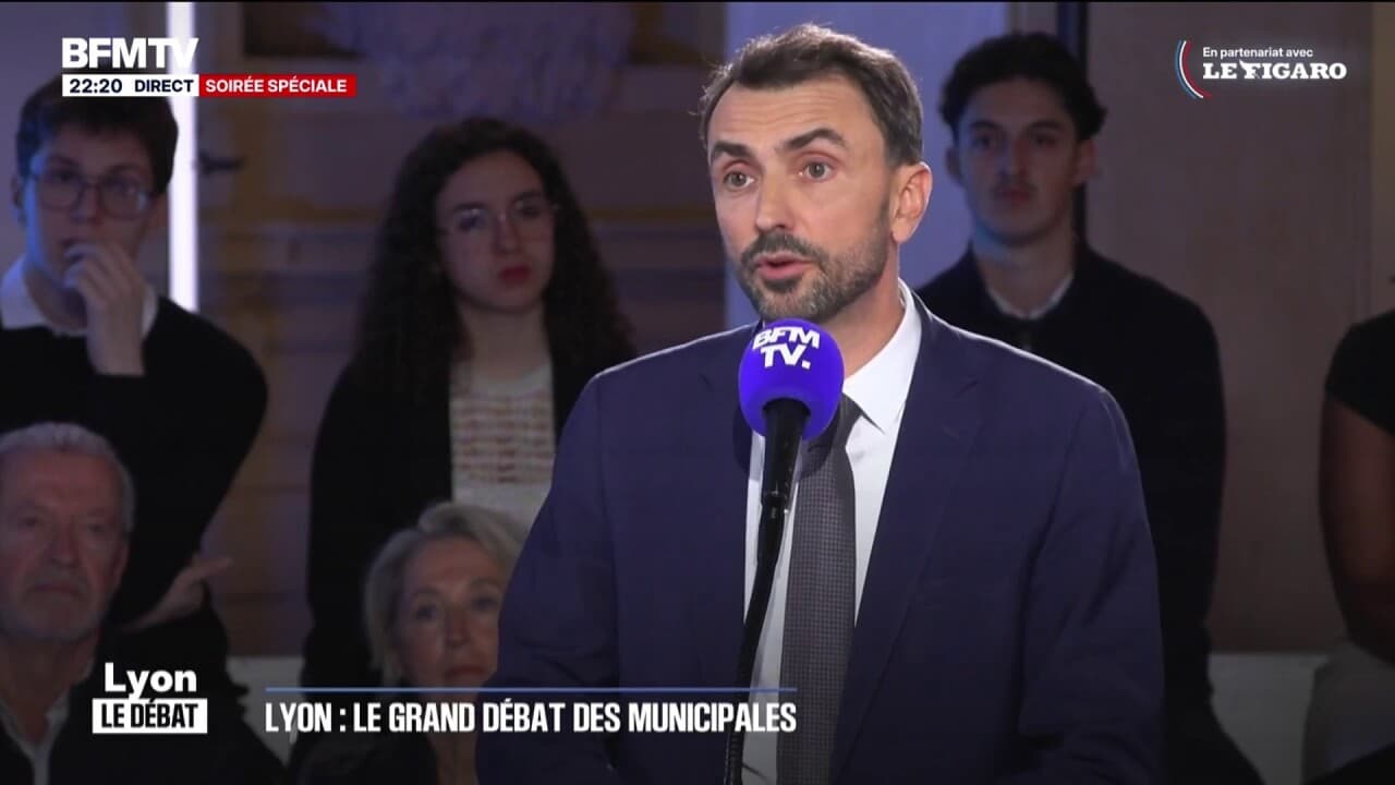 Municipales à Lyon: Grégory Doucet (Union de la gauche), et candidat à la mairie de Lyon, propose "un plan de lutte contre l'entrée dans le narcotrafic pour les plus jeunes" Kép