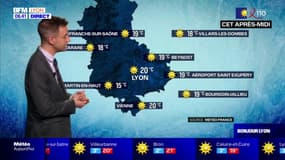 Météo Rhône : le soleil brille toujours ce vendredi, jusqu'à 20°C à Lyon