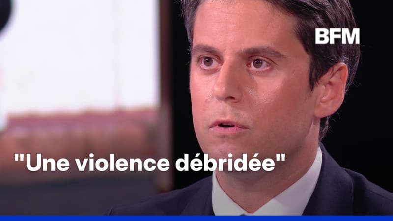 Débordements/ PSG: "Il y a une violence de plus en plus débridée", dénonce Gabriel Attal