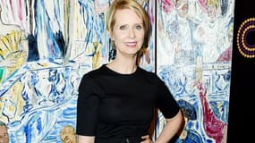 Cynthia Nixon à New York le 25 mai 2017